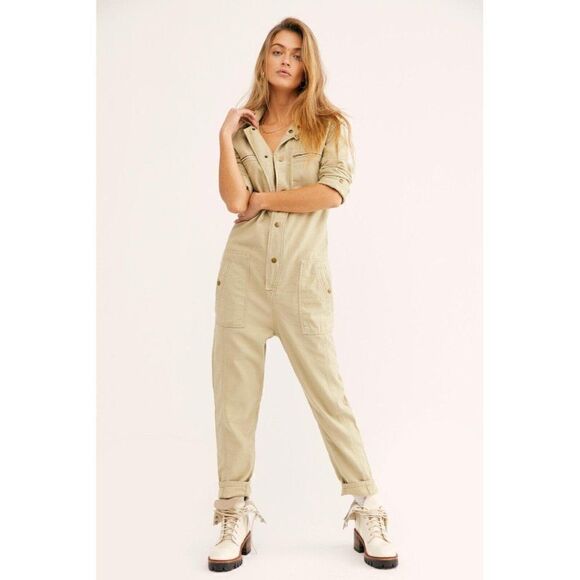Free People Pants - NWT WE THE FREE PEOPLE HIGHER GROUND ONE PIECE COVERALL UTILITY JUMPSUIT